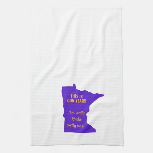 This Is Our Year MN Minnesota State Pride Geschirrtuch (Vertikal)