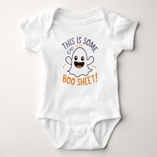 This-Is-Some-Boo-Sheet boo Baby Strampler (Vorderseite)