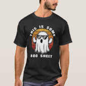 This Is Some Boo Sheet Retro Sunset T-Shirt (Vorderseite)