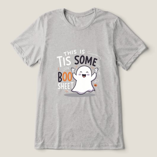 This-Is-Some-Boo-Sheet Tri-Blend Shirt (Design Vorderseite)