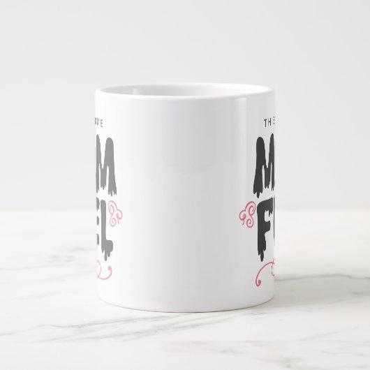 This Is Some Mom Fuel Coffee Mug | Mother's Day Jumbo-Tasse (Vorderseite)
