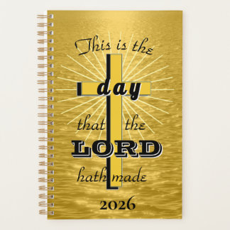 This is the day Gold, 2026 Christian Planner Planer