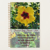 This is The Day Quote Flower Photo Daily Planner Planer (Vorderseite)
