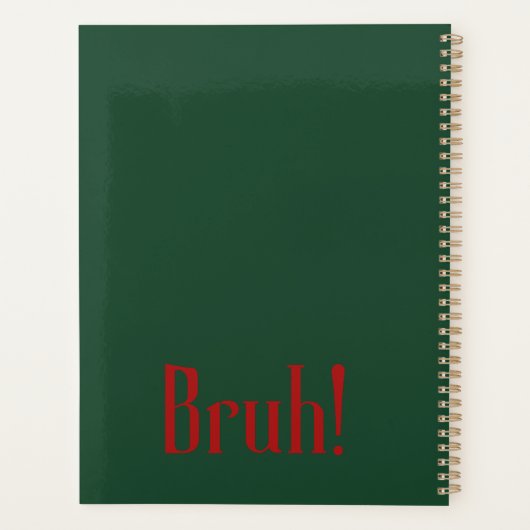 "This is the only present for you" planner Planer (Rückseite)