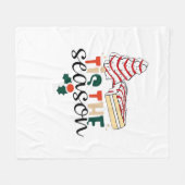 This Is The Season Christmas Fleecedecke (Vorderseite (Horizontal))