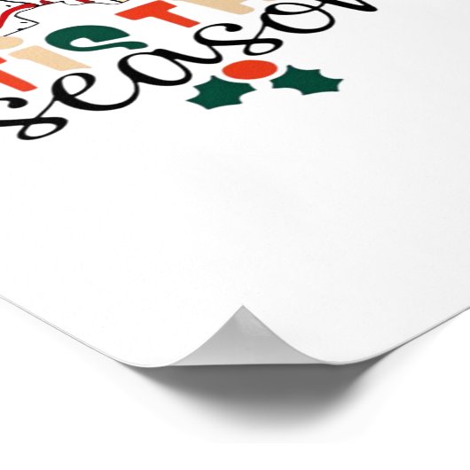 This Is The Season Christmas Poster (Ecke)