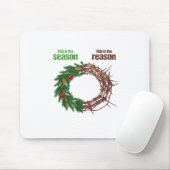 This Is The Season This Is The Christian Christmas Mousepad (Mit Mouse)