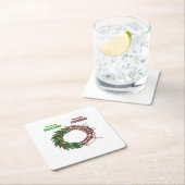 This Is The Season This Is The Christian Christmas Rechteckiger Pappuntersetzer (Vor Ort)