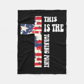 This Is The Turning Int Christian Design Fleecedecke (Vorderseite)