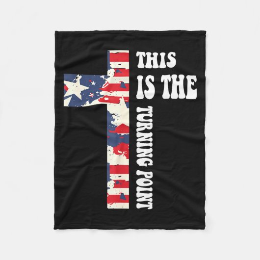 This Is The Turning Int Christian Design Fleecedecke (Vorderseite)