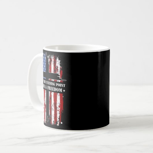 This Is The Turning Int Patriotic Christian Faith Kaffeetasse (Vorderseite Links)
