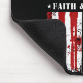 This Is The Turning Int Patriotic Christian Faith Mousepad (Ecke)