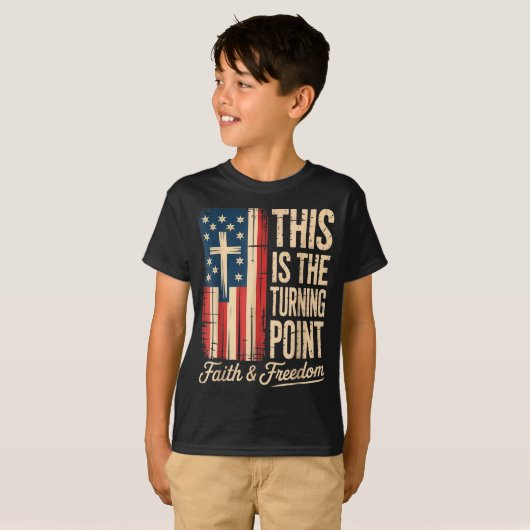 This-is-the-turning-int-patriotic-faith-usa  T-Shirt (Vorne ganz)