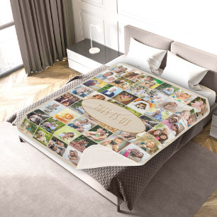 This is Us 40 Bilder Foto Collage Vintage Creme Sherpadecke
