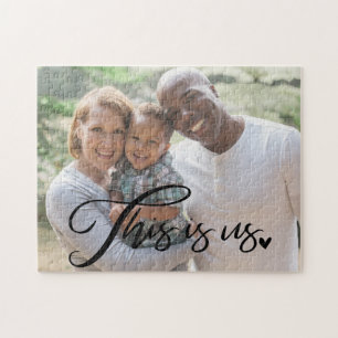 This Is Us Benutzerdefiniertes Familienfoto Puzzle