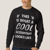 This Is What A Cool Accountant Looks Like Sweatshirt (Vorderseite)