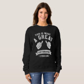 This Is What A Great Cartographer Looks Like Carto Sweatshirt (Vorne ganz)