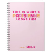 This is What a Parisienne Looks Like Notizblock (Vorderseite)