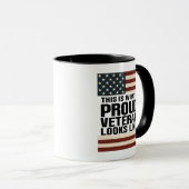 This Is What A Proud Veteran Looks Like - Veterans Tasse (VorderseiteRechts)