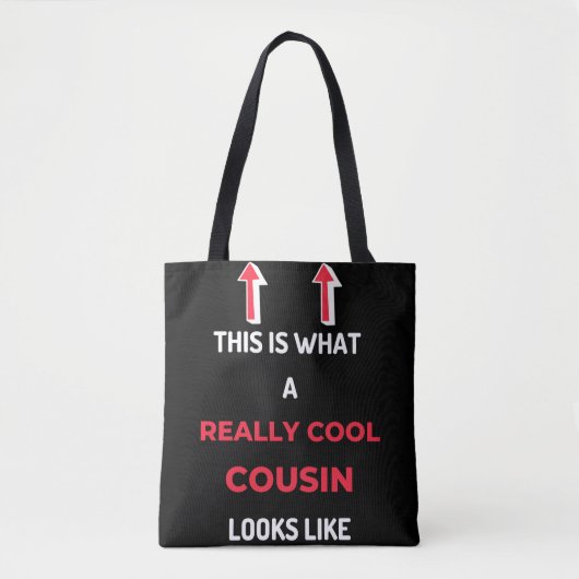 This is what a really coole Cousin Looks Like Tasche (Vorderseite)