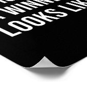 This Is What A Winner Looks Like Poster (Ecke)