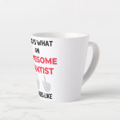 This Is What An Awesome Dentist Looks 2 Milchtasse (Rechte Ecke)