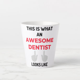 This Is What An Awesome Dentist Looks 2 Milchtasse