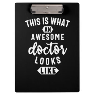 This Is What An Awesome Doctor Looks Like Klemmbrett