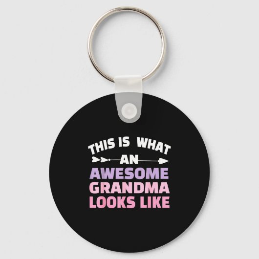 This Is What An Awesome Grandma Looks Like Grandmo Schlüsselanhänger (Vorderseite)