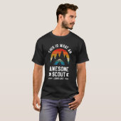 This Is What An Awesome Scout Looks Like Camping C T-Shirt (Vorne ganz)