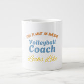 This is What An Awesome Volleyball Coach Jumbo-Tasse (Vorderseite)