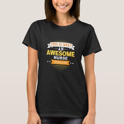 This is what awesome Nurse looks like Premium T-Shirt (Vorderseite)