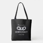 This is What Democracy Looks Like Tasche (Rückseite)