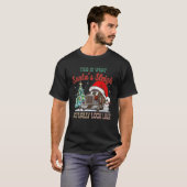 This Is What My Santa's Sleigh Firefighter Truck C T-Shirt (Vorne ganz)