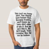 this isn't my funny shirt (Vorderseite)
