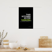 THIS KITCHEN IS FOR DANCING – Funny Kitchen Poster (Küche)