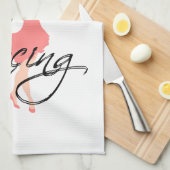 "This Kitchen is for Dancing" Küchentücher (Viertel Falte)