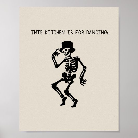 This Kitchen is for Dancing Poster (Vorne)