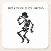 This Kitchen is for Dancing Rechteckiger Pappuntersetzer (Vorderseite)