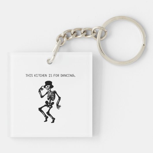 This Kitchen is for Dancing Schlüsselanhänger (Rückseite)