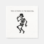 This Kitchen is for Dancing Serviette (Vorderseite)