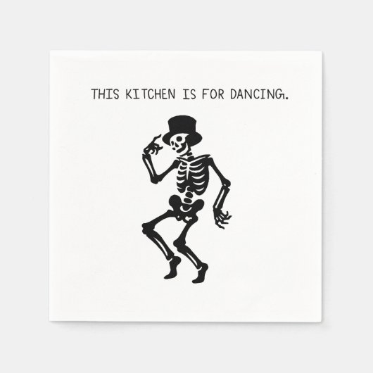 This Kitchen is for Dancing Serviette (Vorderseite)