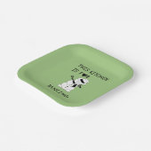 This Kitchen is for dancing snowman Pappteller (Gewinkelt)