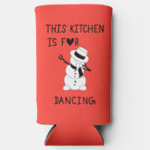 This Kitchen is for dancing snowman Selters Dosenkühler (Vorderseite)