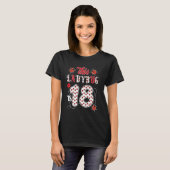 This Ladybug Is 18 Years 18th Birthday Girl Famil T-Shirt (Vorne ganz)