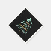 This Lawyer Is Always Appealing Serviette (Ecke)