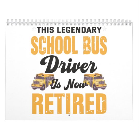 This legendary school bus driver is now retired kalender (Titelbild)