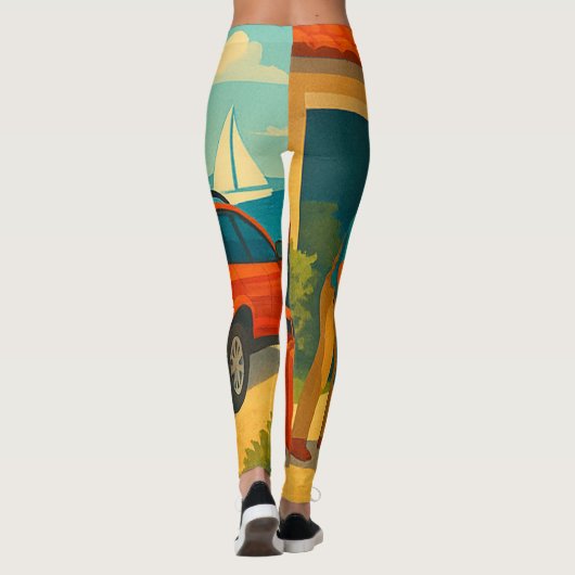 This leggings show your style and happiness  (Rückseite)