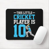 This Little Cricket Player Is 10 Years Old 10th Bi Mousepad (Mit Mouse)