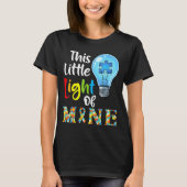This Little Light Of Mine Autism Awareness Support T-Shirt (Vorderseite)